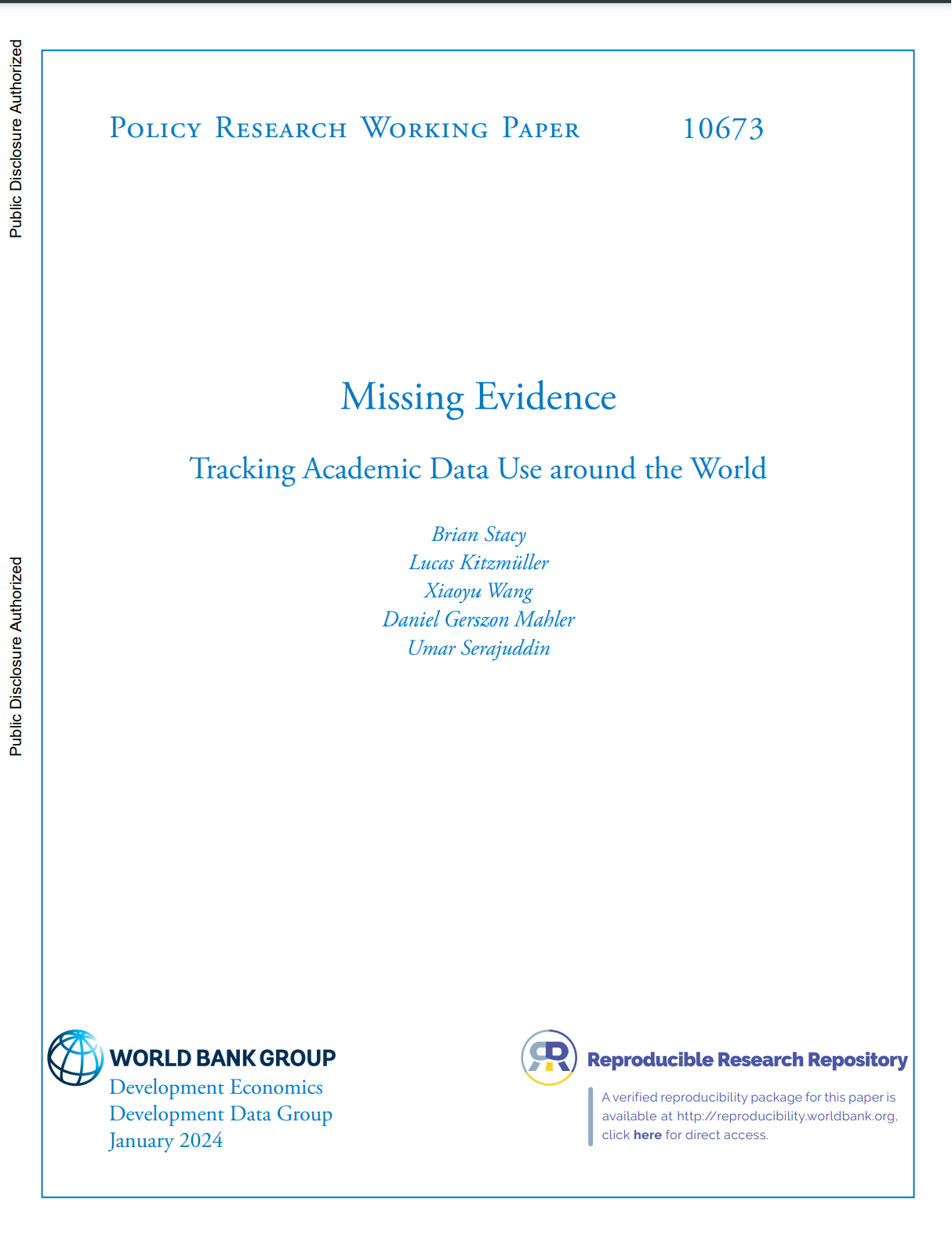 world bank policy research working paper 7105